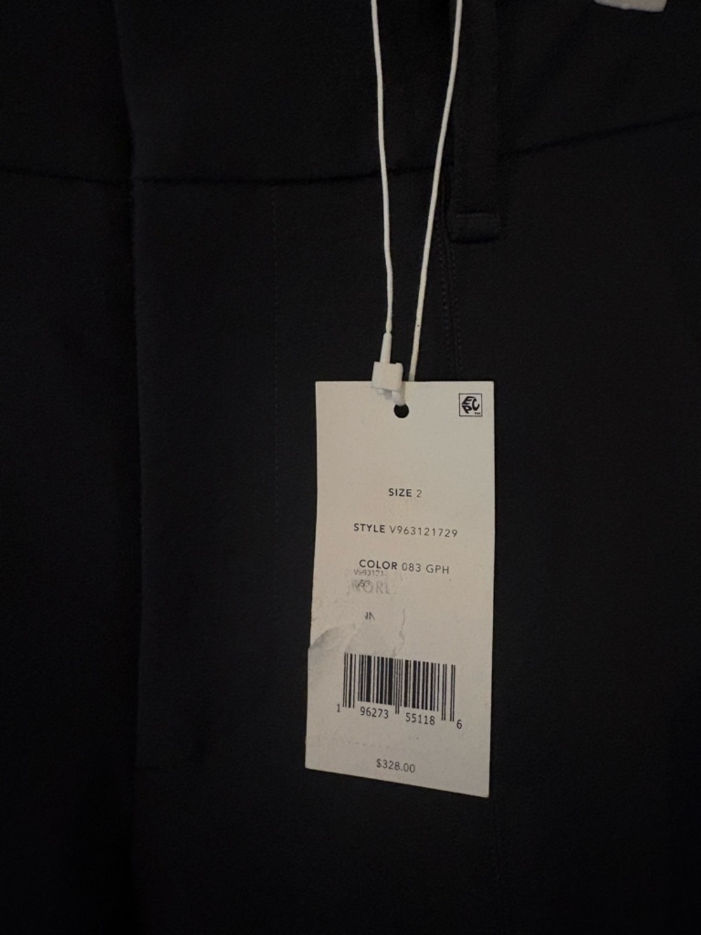🔥NWT🔥VINCE WOMEN HIGH RISE STRAIGHT PONTE STRETCH PANT CHARCOAL - Picture 4 of 6